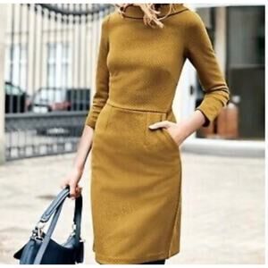 23. Boden Mustard Dress 2P